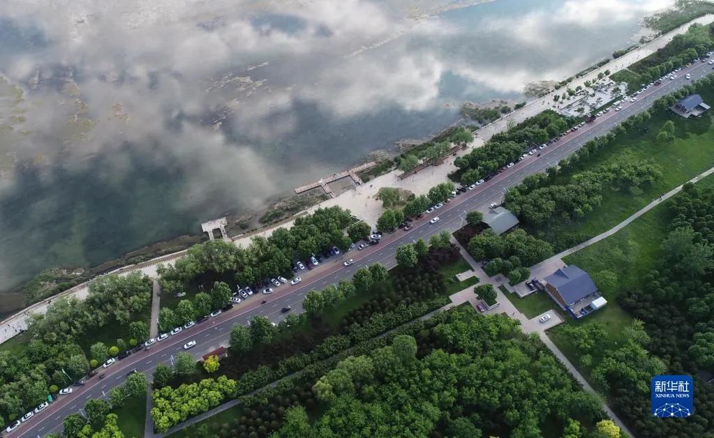 新华网丨河北石家庄：滹沱河生态治理见成效