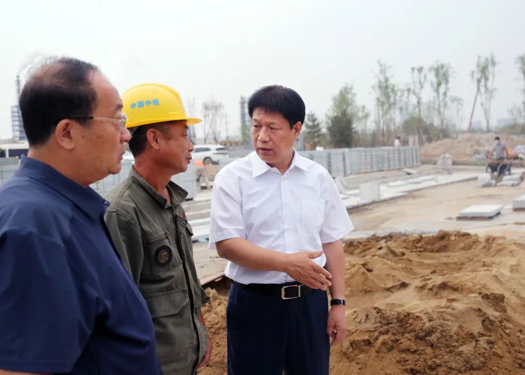 康彦民就园博园项目建设调研检查