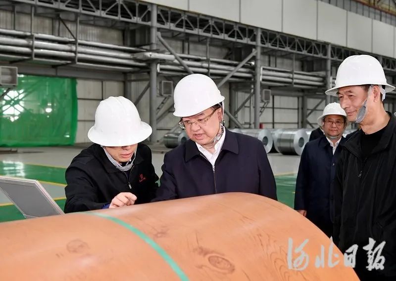 倪岳峰在唐山市调研