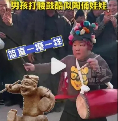 火遍全网的打鼓男孩找到了！成功带火河北这项民俗……