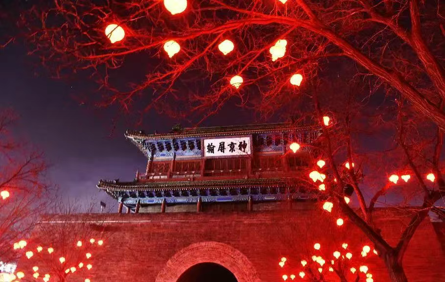 河北宣化：火树银花点亮千年古城