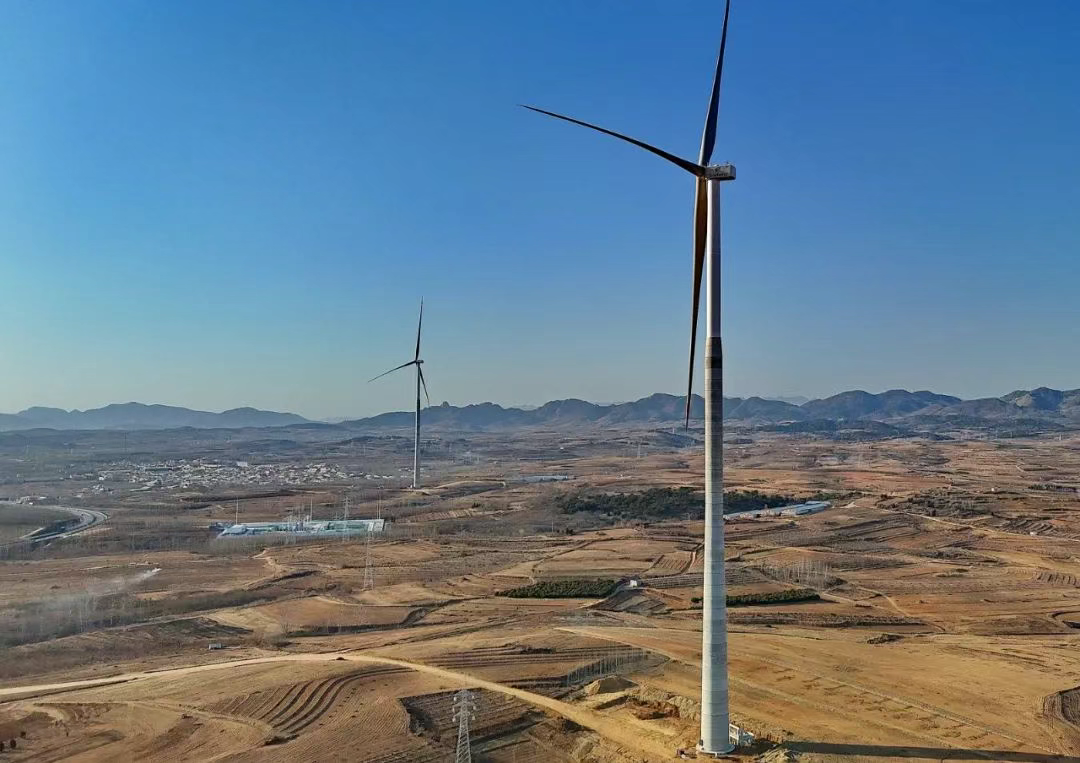 185米！全球最高钢混风电塔筒落户秦皇岛