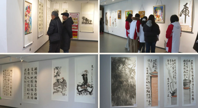 全国书画作品邀请展在正定县博物馆启幕